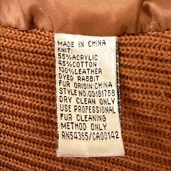 Nygard Collection  Rabbit Fur Collar Jacket - Picture 14 of 14